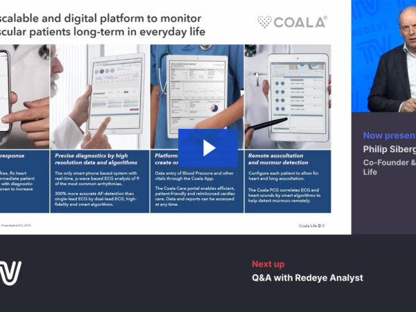 Coala Life presents at the Redeye Artificial Intelligence Seminar 2022